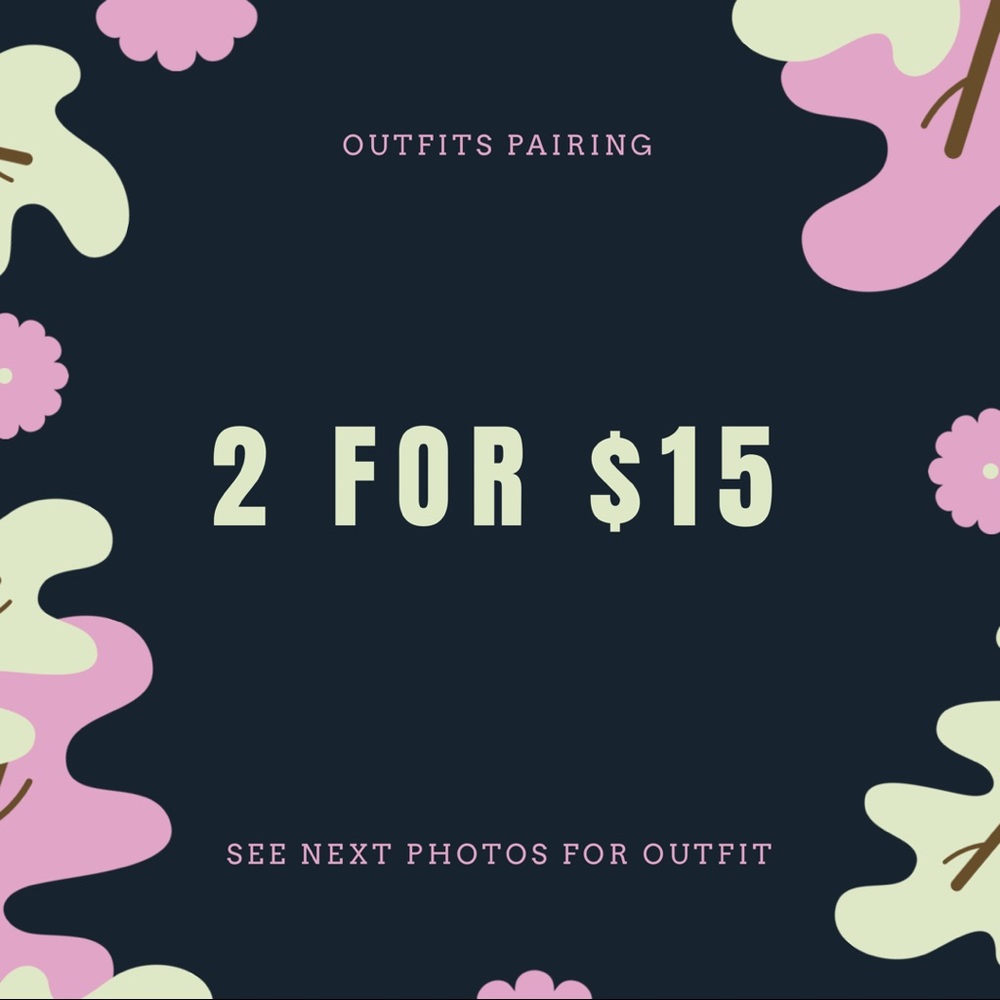 *REDUCED* Back to School Outfit pairing -2 for $15
